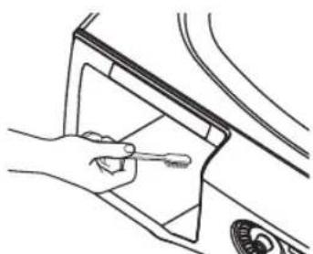 WHIRLPOOL AWG 1212PRO - Nettoyage du joint du hublot - 4