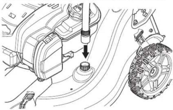 MCCULLOCH M53150APX 4x4 - Water washout feature - 1