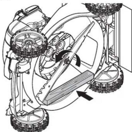 MCCULLOCH M53150APX 4x4 - Replacing the blades - 2