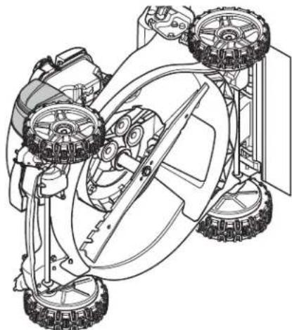 MCCULLOCH M53150APX 4x4 - Replacing the blades - 1