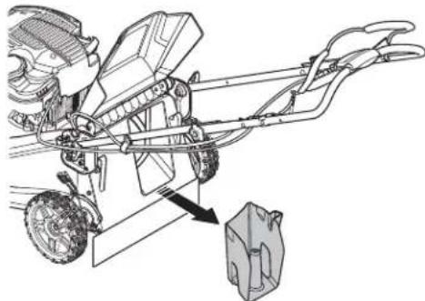 MCCULLOCH M53150APX 4x4 - Montaggio del sacco posteriore - 1