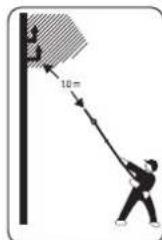 BOSCH UniversalHedgePole 18 - Forklaring af billedsymbolerne - 11