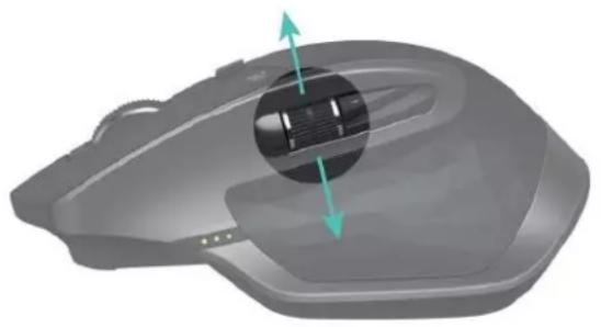 LOGITECH MX Master 2S - Molette pour le pouce - 1