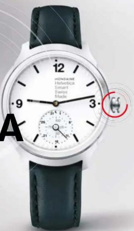 Mondaine Helvetica No1 MH1.B2S10.LB - SMART-WATCH - 1