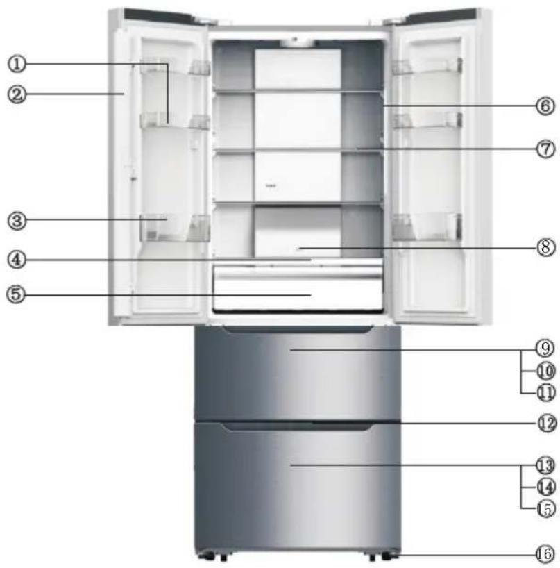 HISENSE RF528N4AC1 - Descripción del electrodoméstico - 1