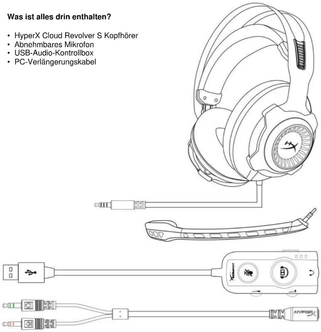 HYPERX Cloud Revolver S - Was ist alles drin enthalten? - 1