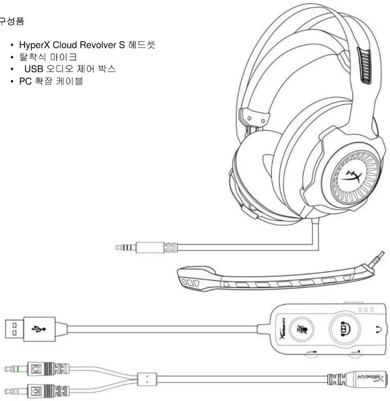 HYPERX Cloud Revolver S - 구성품 - 1