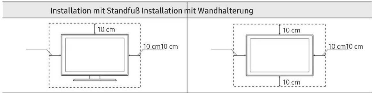 SAMSUNG UE49NU8000 - Ausreichende Belüftung Ihres Geräts - 1