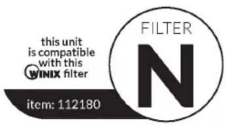 Winix NK305 - Informazioni sui filtri - 1
