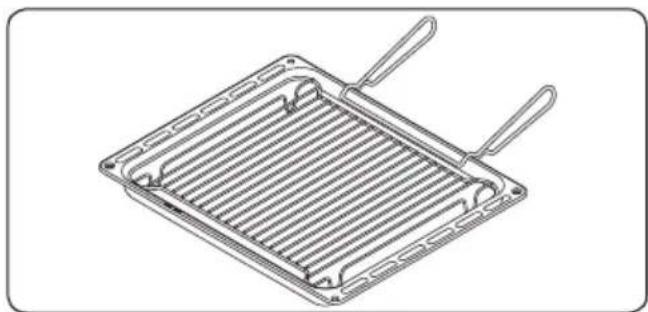 BELLING SE 90 DFT inox - Lèchefrite avec poignée - 2