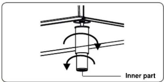 BELLING SE 90 DFT inox - Adjusting the feet - 1