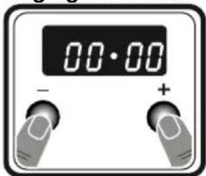 BELLING SE 90 DFT inox - Utilisation de la minuterie numérique Réglage de l'heure - 1