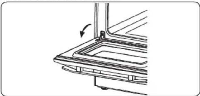 BELLING SE 90 DFT inox - Ofentür entfernen - 1