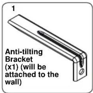 BELLING SE 90 DFT inox - Anti-tilting kit - 1