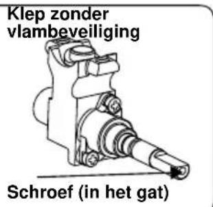 BELLING SE 90 DFT inox - Afstellen van de minimum vlamstand: - 2