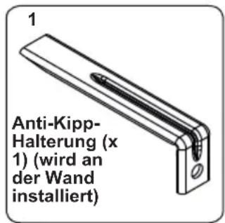 BELLING SE 90 DFT inox - Anti-Kipp-Set - 1