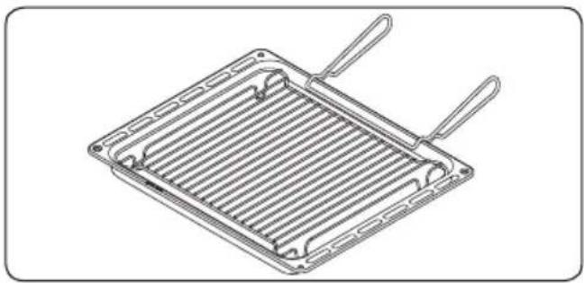 BELLING SE 90 DFT inox - Grill Pan and Handle Set - 1