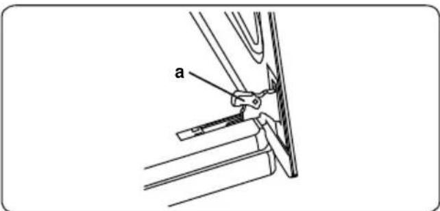 BELLING SE 90 DFT inox - Démontage de la porte du four - 2