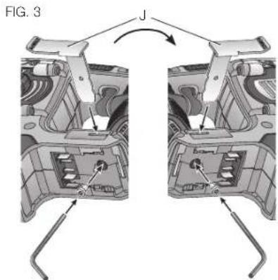 DEWALT DCH273 - Gancho para correa (Fig. 3) - 1