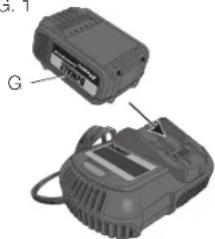 DEWALT DCH273 - Procedimiento de carga (Fig. 1) - 1