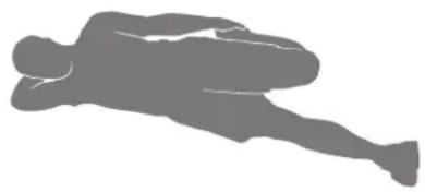 BOWFLEX Max Trainer M3 - Flexion latérale du genou en position couchée - 1