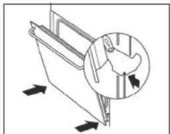 ETNA OM948RVS - Positioning the oven door - 1