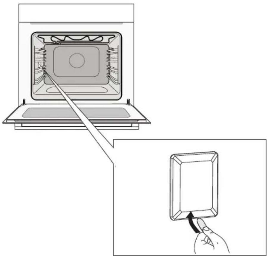 ETNA OM948RVS - Replacing the oven light bulb - 2