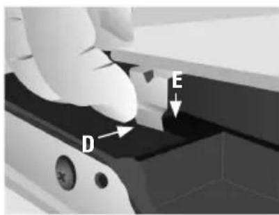 ETNA OM948RVS - Placing the oven window - 3
