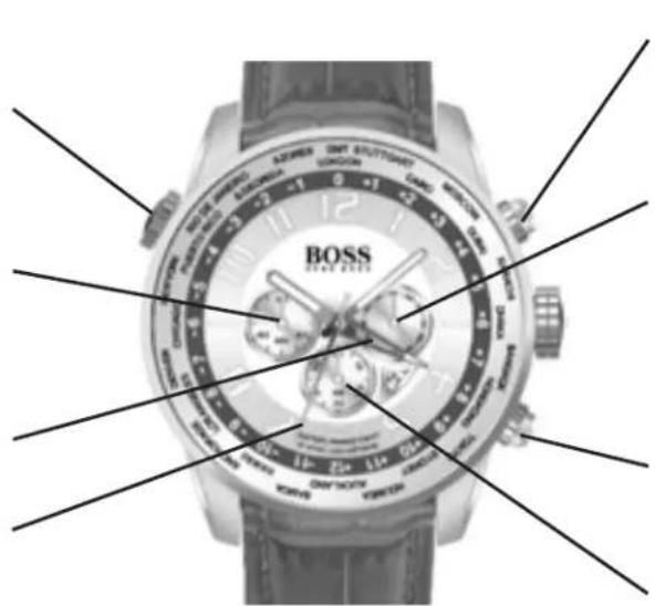 BOSS Paris HO1513312 - Worldtimer chronograph - 1