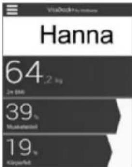 MEDISANA BS 410 Connect - B) Gewichtsmessung mit Ihrer Smartphone und der VitaDock+ App - 1