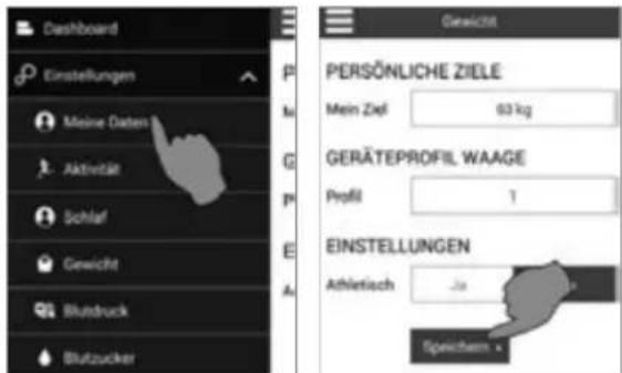 MEDISANA BS 410 Connect - A) Verbinden Sie ihre Waage mit dem Smartphone* - 2