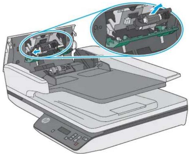 HP ScanJet Pro 3500 f1 - Remplacement du module du rouleau d'entrainment - 2