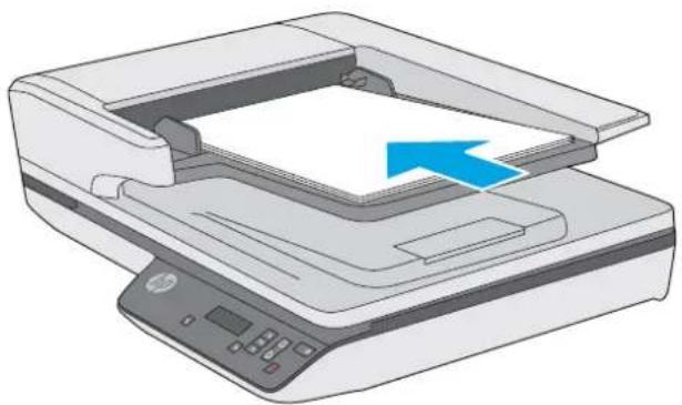 HP ScanJet Pro 3500 f1 - Chargement de documents de même taille - 3