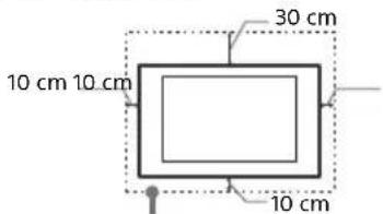 SONY KD43XF7596 - Instalación en la pared - 1