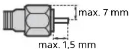 SONY KD43XF7596 - Empfehlung für Stecker des F Typs - 1