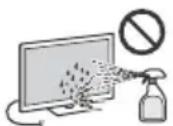 SONY KD43XF7596 - Handling and cleaning the screen surface/cabinet of the TV set - 1