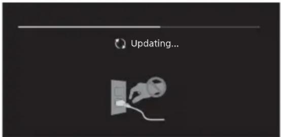 SONY KD43XF7596 - Cuando se visualiza el mensaje [Hay una nueva actualización de software del sistema de TV...]. - 1