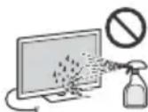 SONY KD43XF7596 - Manevrarea și curățarea suprafeței ecranului/carcasei televizorului - 1