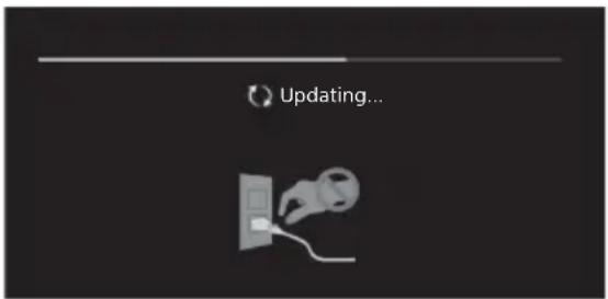 SONY KD43XF7596 - Wenn die Nachricht [Eine neue Systemsoftware-Aktualisierung des TV-Systems ist verfügbar...] angezeigt wird. - 1