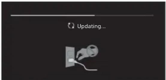 SONY KD43XF7596 - Når meldingen [En ny systemprogramvareoppdatering er tilgjengelig...] vises. - 1