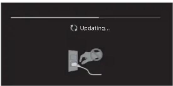 SONY KD43XF7596 - Quando surge a mensagem [Está disponível uma nova atualização de software do sistema de TV...]. - 1