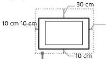 SONY KD43XF7596 - Instalarea pe perete - 1