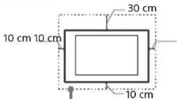 SONY KD43XF7596 - Asennus seinälle - 1