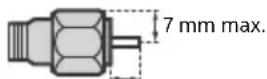 SONY KD43XF7596 - Recommendation of F type plug - 1