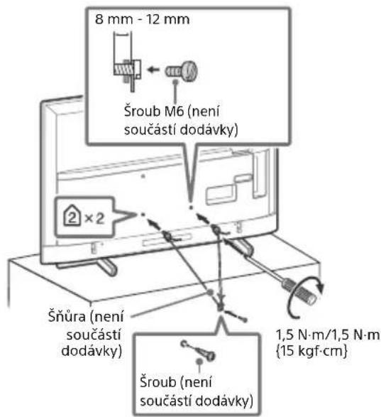 SONY KD43XF7596 - Ochrana před převrácením - 1