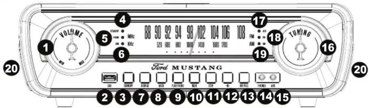ION Mustang LP - Vorderseite - 1