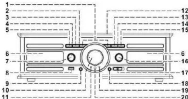 BIGBEN TD104 - Description of Parts - 1