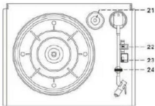 BIGBEN TD104 - Beschreibung der Teile - 2