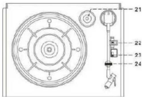 BIGBEN TD104 - Descrizione dei componenti - 2