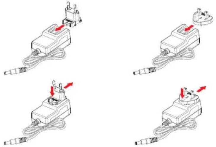 TOSHIBA Canvio for Desktop - Installieren und Entfernen der austauschbaren Stecker - 1